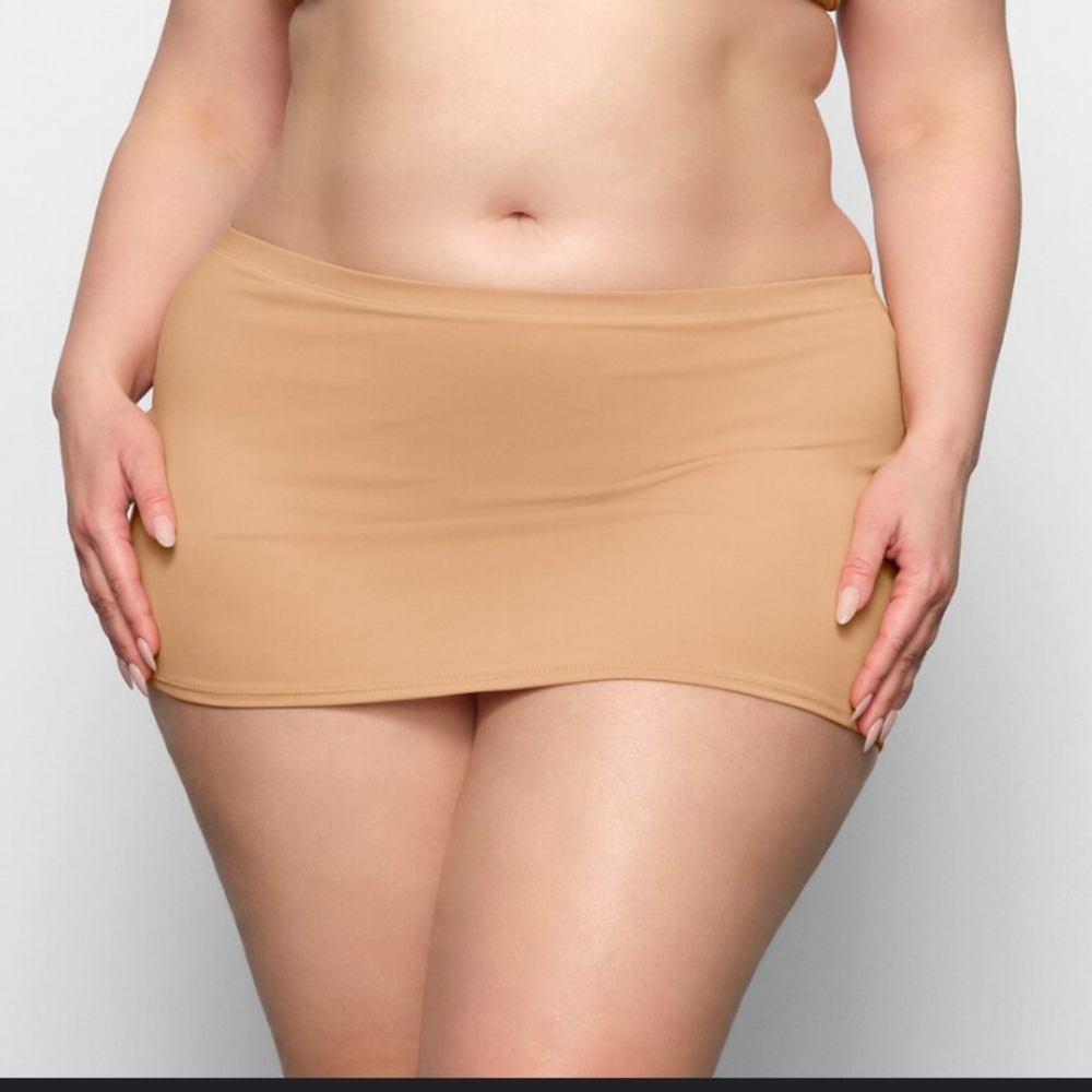 SKIMS Recycled Nylon Swim Micro Mini Skirt